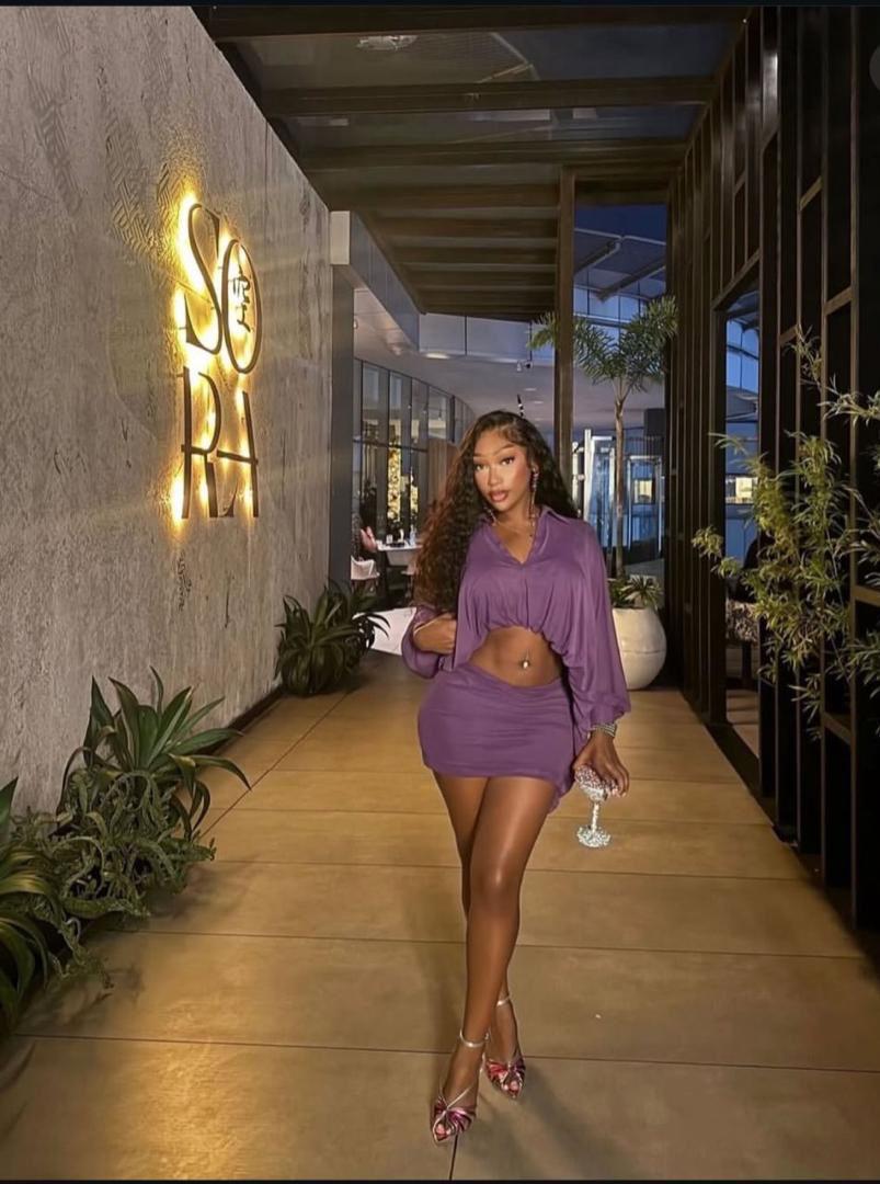 The Alf Boutique - Long Top with Mini Skirt
