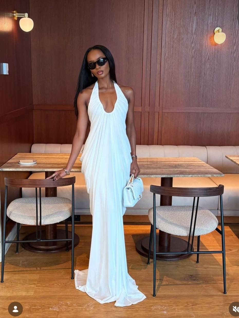 The Alf Boutique - Open Cut Long Dress