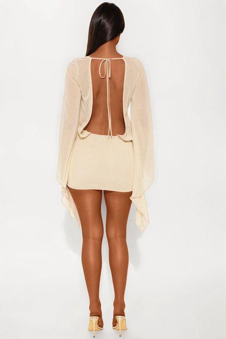 The Alf Boutique - Open Cut Mini Dress